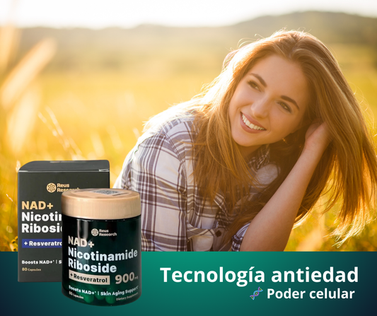 NAD+ Nicotinamide Riboside +Resveratrol - Liposomal